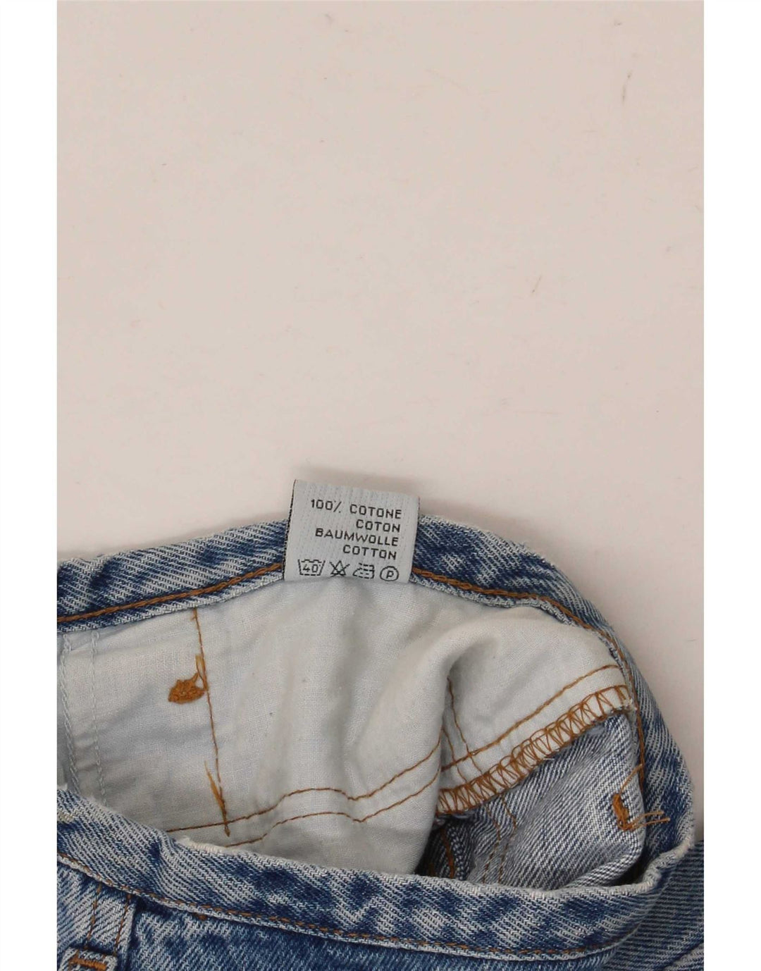 Vintage Womens Tapered Jeans Medium W28 L29 Blue Cotton