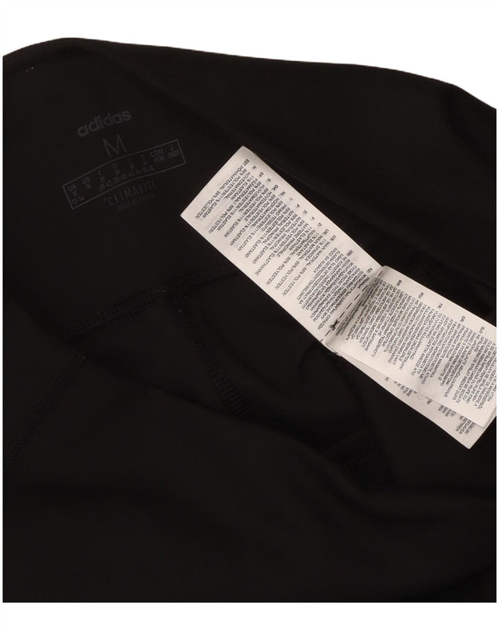 Adidas Womens Climalite Leggings UK 12/14 Medium Black Polyester