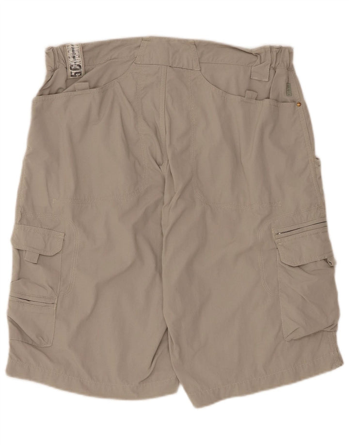 SALEWA Mens Cargo Shorts Large W34 Grey Nylon