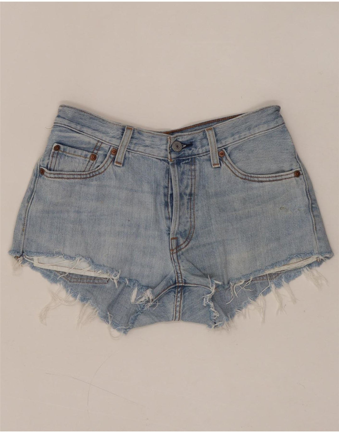 LEVI'S Womens Denim Shorts W25 XS Blue Cotton