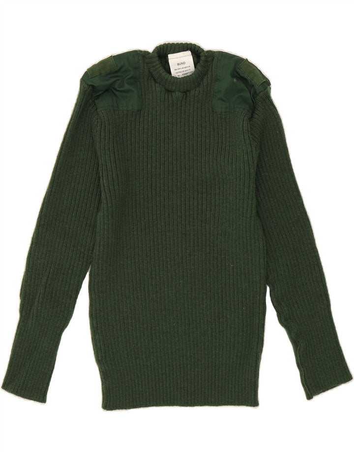VINTAGE Mens Turtle Neck Jumper Sweater IT 44 XS Green Wool Vintage Vintage and Second-Hand Vintage from Messina Hembry 
