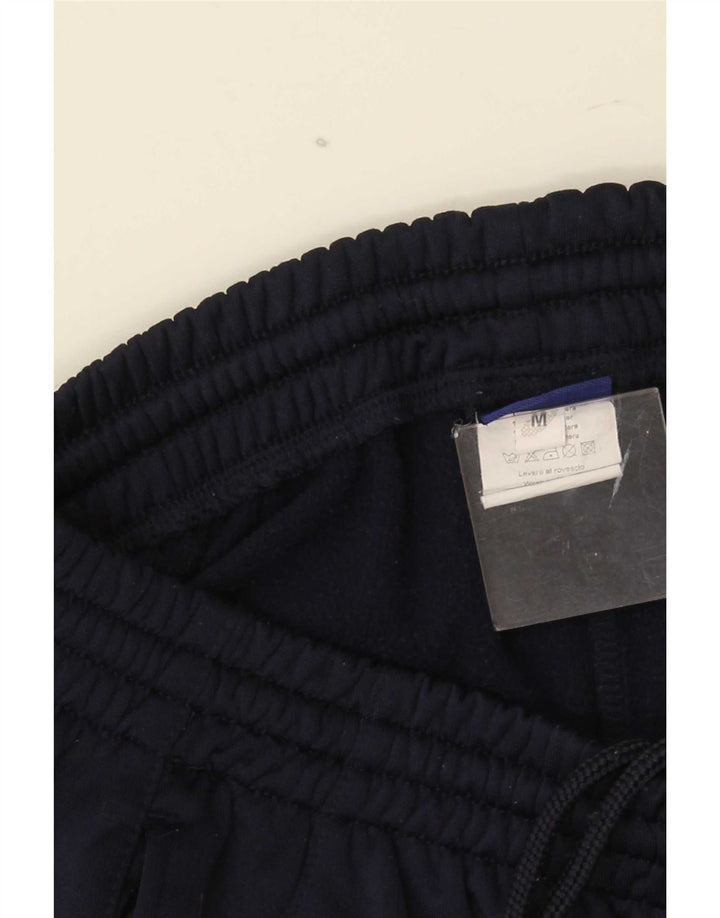 Asics Mens Graphic Tracksuit Trousers Joggers Medium Navy Blue Polyester