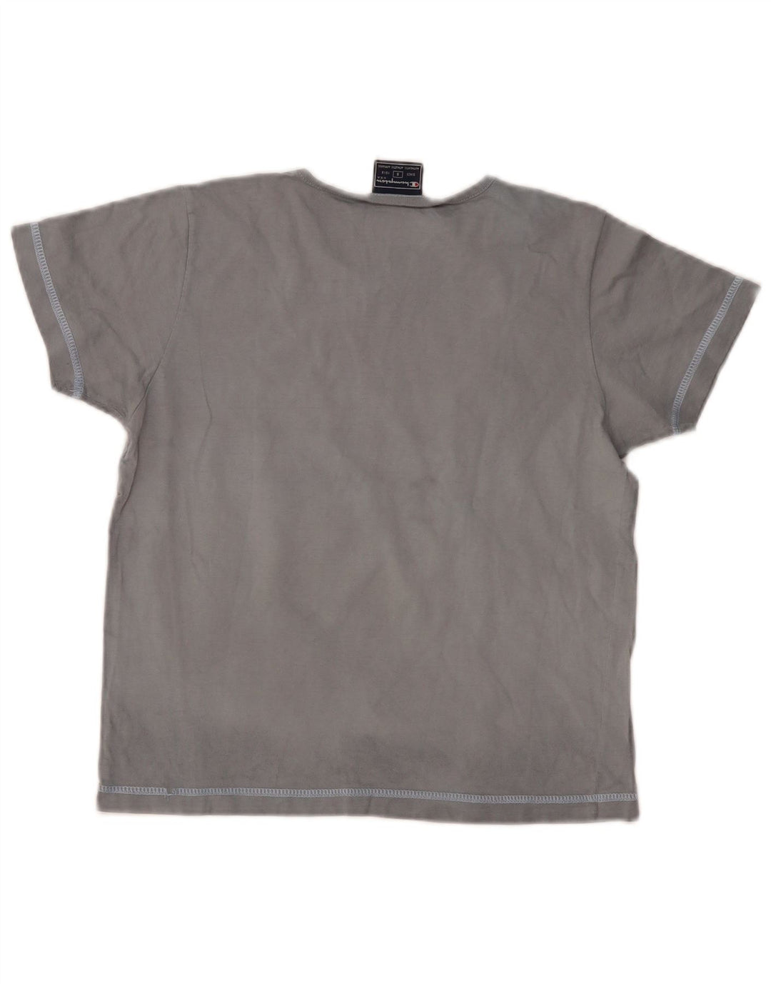 CHAMPION Womens Graphic T-Shirt Top UK 10 Small Navy Blue Cotton