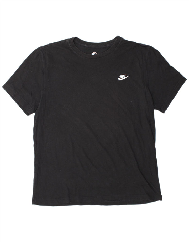 NIKE Mens T-Shirt Top XL Black Cotton