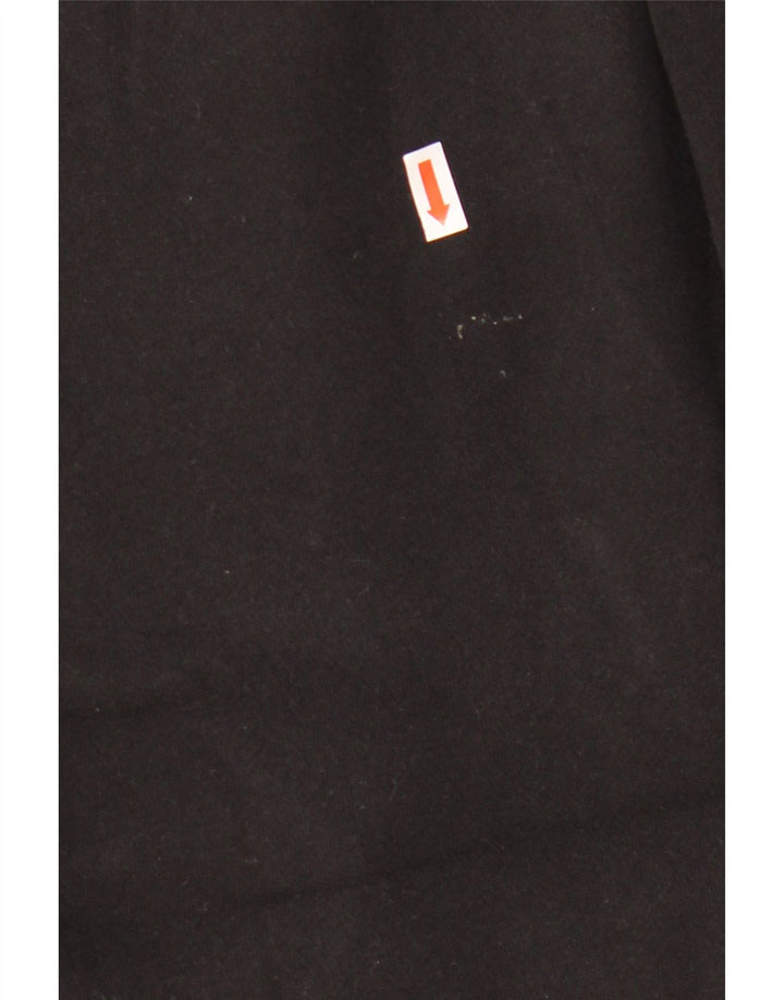 SUPERDRY Womens Tracksuit Trousers Joggers UK 12 Medium  Black Cotton