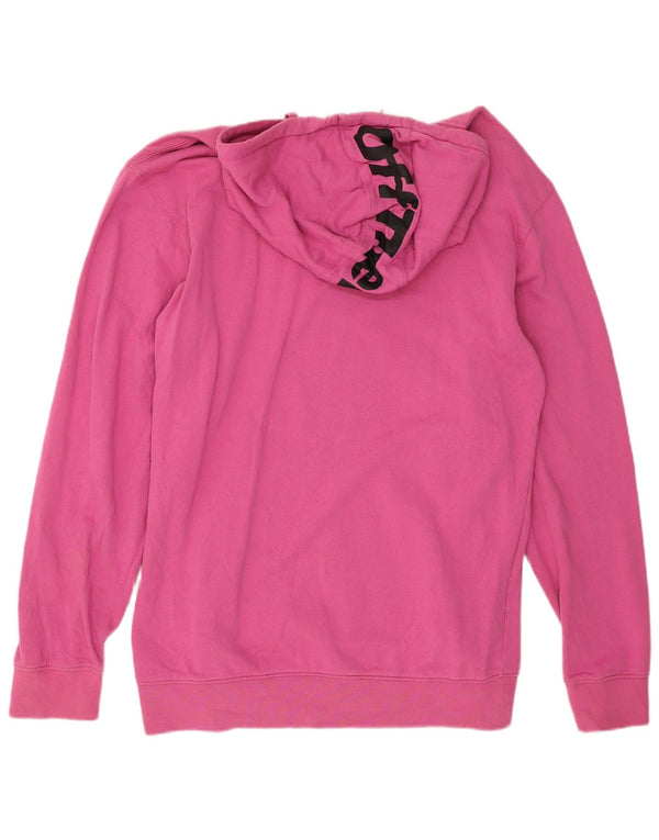 Vans Mens Graphic Hoodie Jumper XL Pink