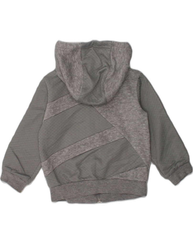 ADIDAS Baby Girls Zip Hoodie Sweater 9-12 Months Grey Cotton | Vintage Adidas | Thrift | Second-Hand Adidas | Used Clothing | Messina Hembry 