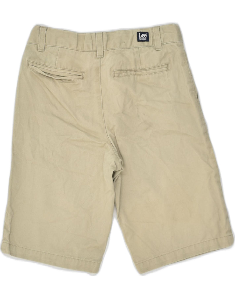 LEE Boys Chino Shorts 9-10 Years W26 Beige Cotton | Vintage Lee | Thrift | Second-Hand Lee | Used Clothing | Messina Hembry 