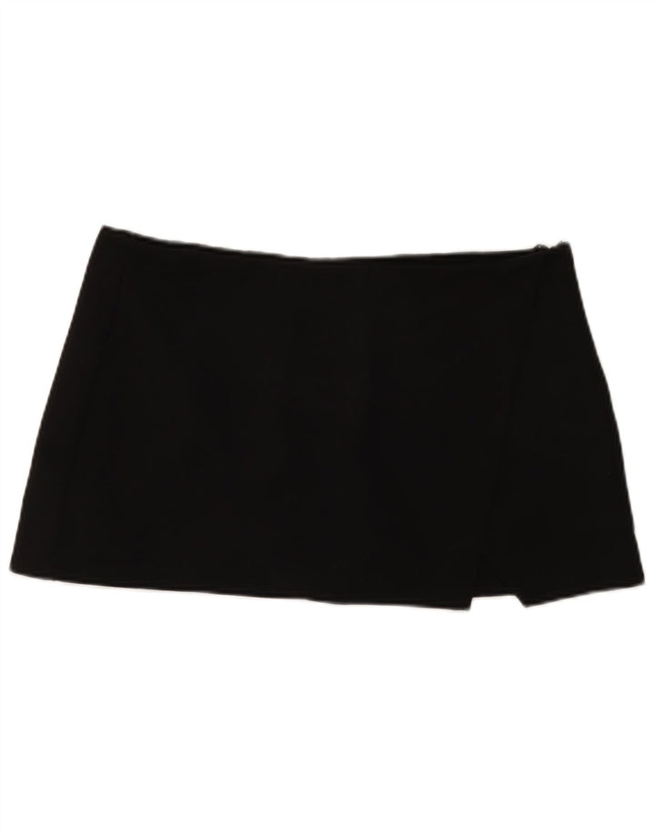 Zara Womens Skort UK 18 XL  Black Polyester