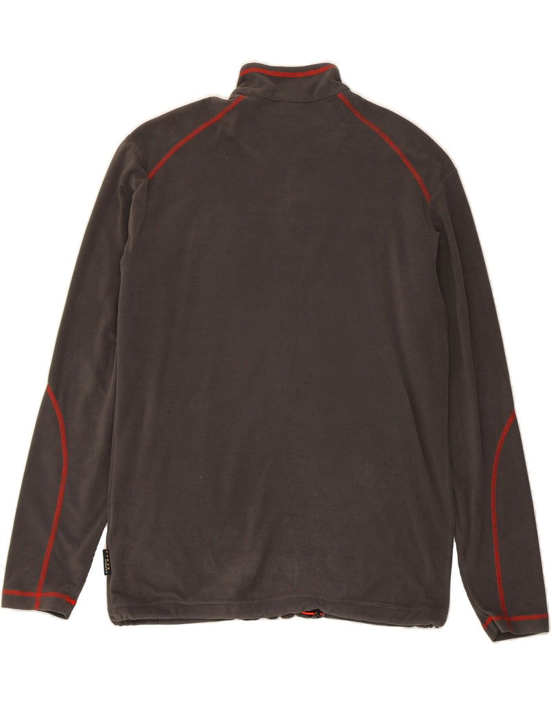 JACK WOLFSKIN Mens Fleece Jacket UK 40/42 Large Grey Vintage Jack Wolfskin and Second-Hand Jack Wolfskin from Messina Hembry 