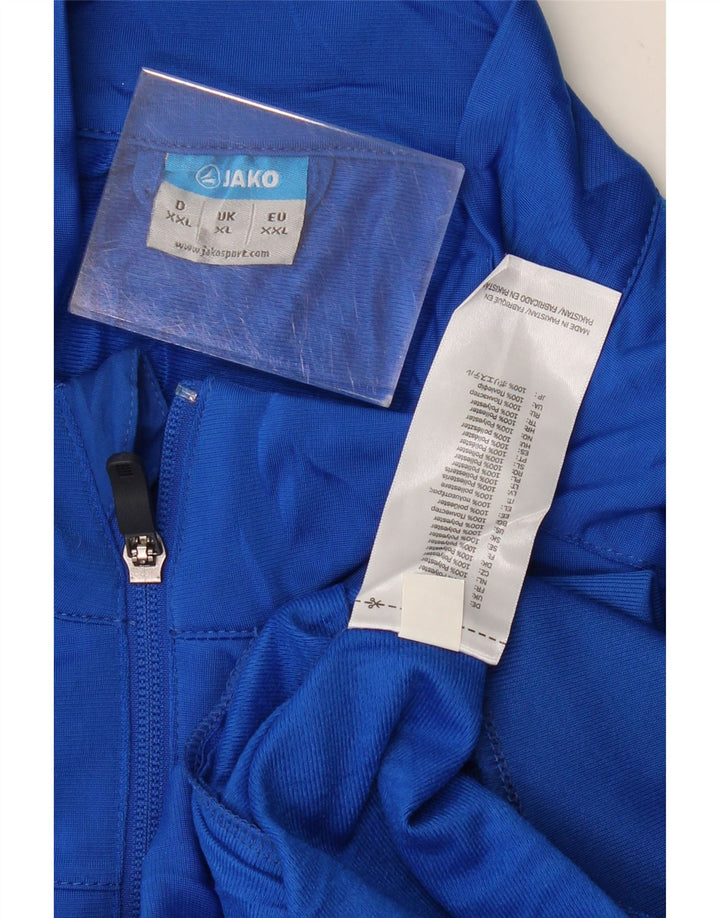 JAKO Mens Tracksuit Top Jacket XL Blue Polyester