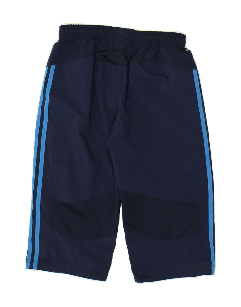 ADIDAS Boys Climacool Sport Shorts 13-14 Years Navy Blue Polyester | Vintage Adidas | Thrift | Second-Hand Adidas | Used Clothing | Messina Hembry 