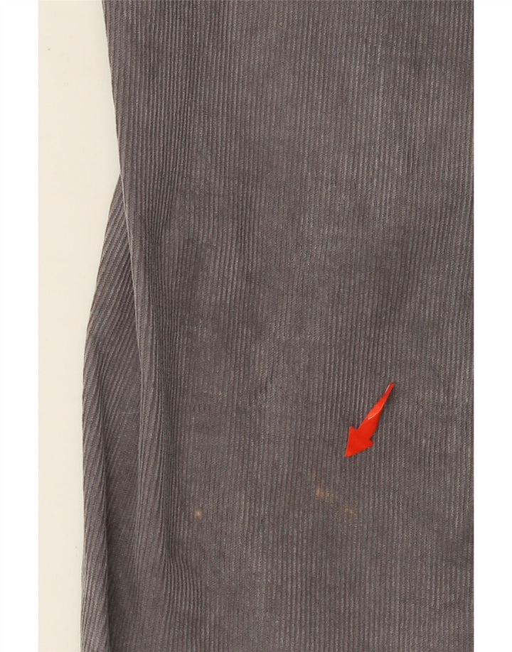 WRANGLER Mens Arizona Stretch Straight Corduroy Trousers W36 L32 Grey