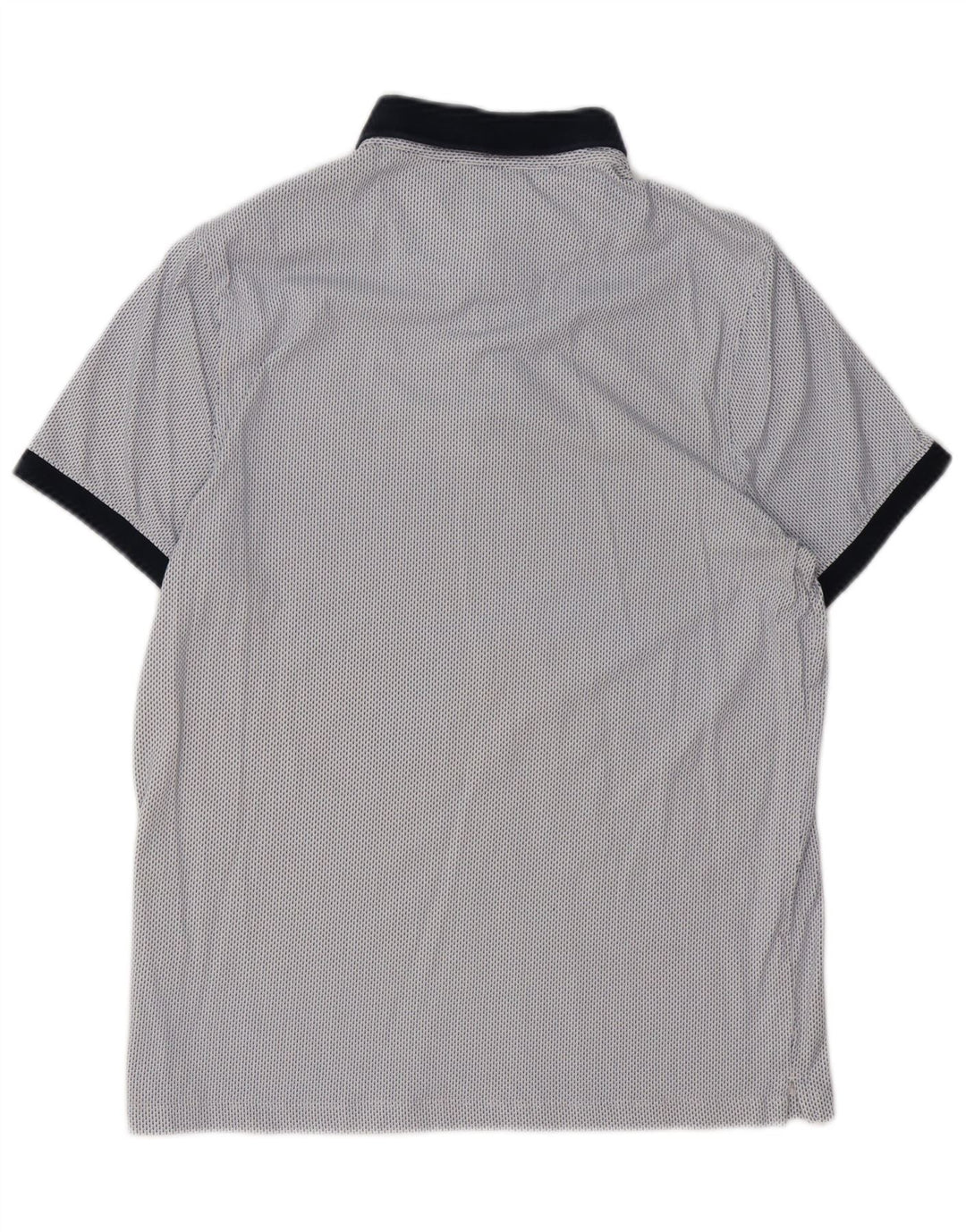 Michael Kors Mens Polo Shirt Small Blue Spotted Cotton