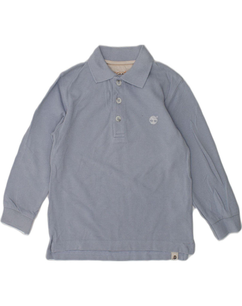 TIMBERLAND Boys Long Sleeve Polo Shirt 2-3 Years Grey Cotton | Vintage Timberland | Thrift | Second-Hand Timberland | Used Clothing | Messina Hembry 