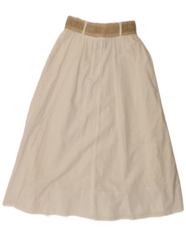 Gerry Weber Womens Flared Skirt EU 36 Small W26  White Cotton