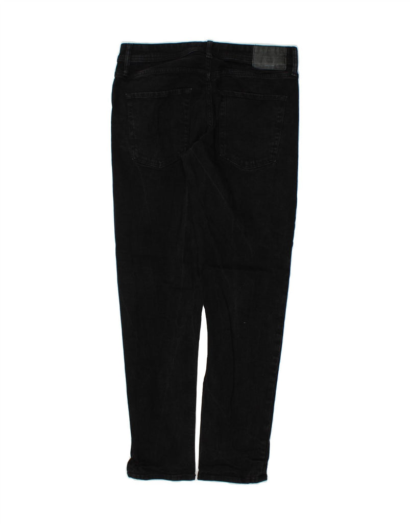 JACK & JONES Mens Slim Jeans W34 L31 Black Cotton | Vintage Jack & Jones | Thrift | Second-Hand Jack & Jones | Used Clothing | Messina Hembry 