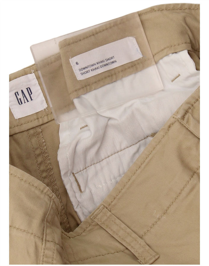 GAP Womens Chino Shorts US 6 Medium W28  Beige