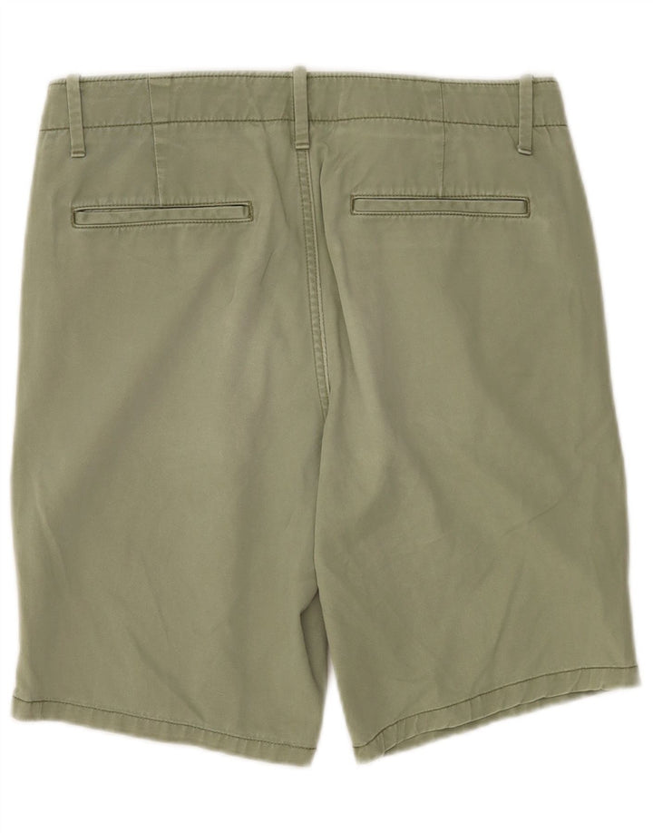 Gap Mens Chino Shorts W31 Medium Green Cotton