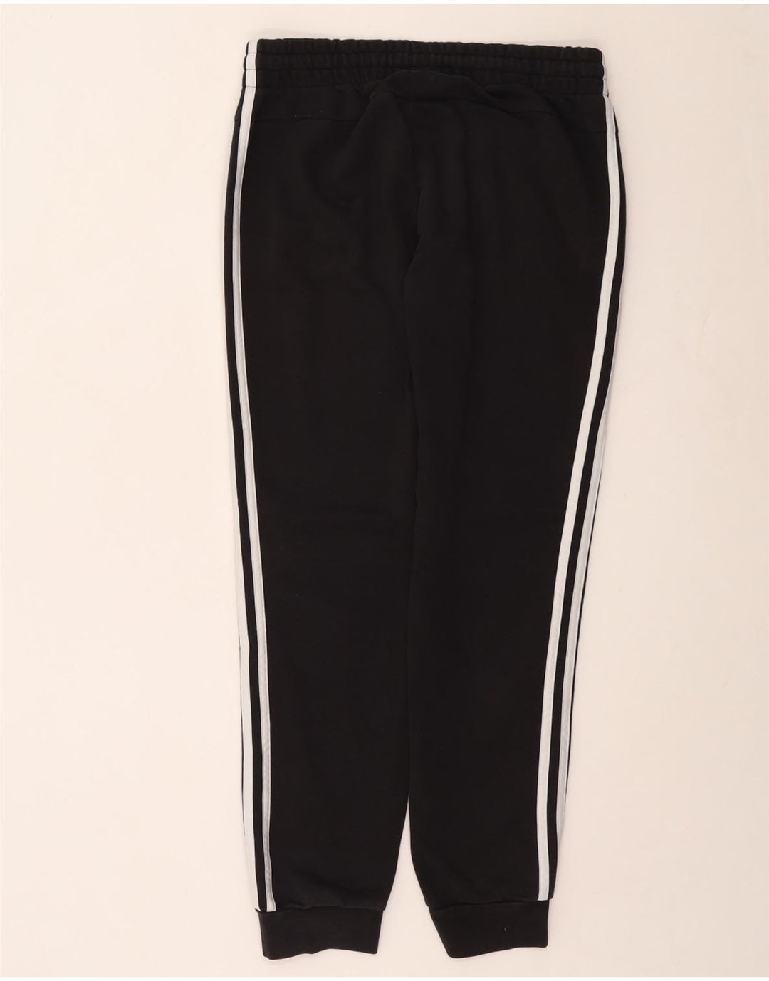 ADIDAS Womens Tracksuit Trousers Joggers UK 16/18 Large  Black Cotton