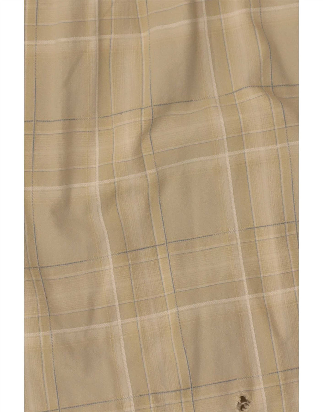 Camel Active Mens Short Sleeve Shirt XL Beige Check