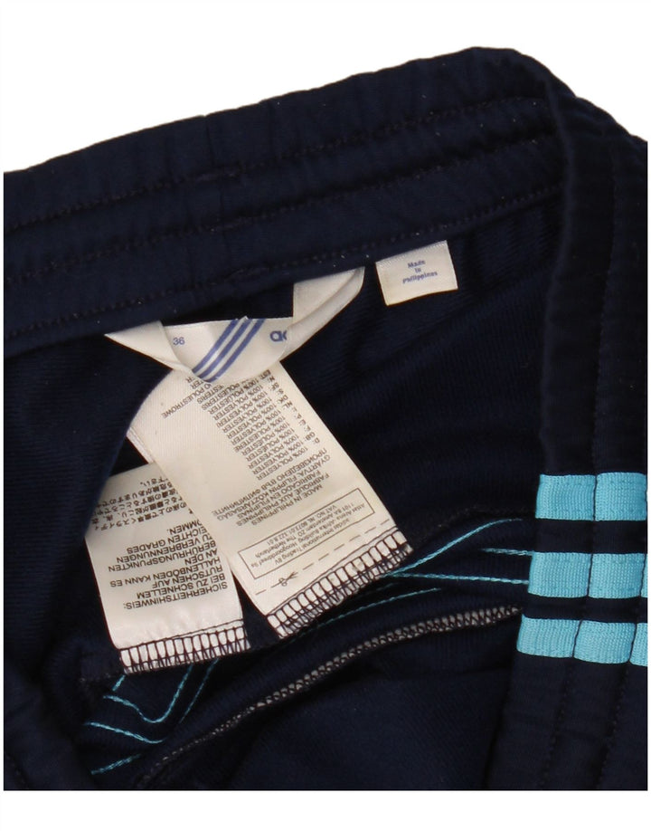 Adidas Womens Tracksuit Trousers EU 36 Small  Navy Blue Polyester
