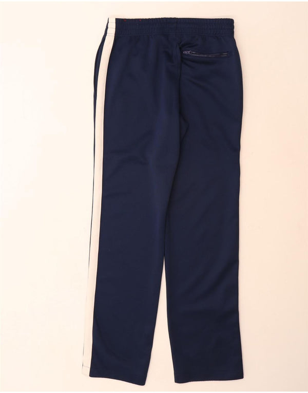 Nike Mens Tracksuit Trousers Small  Navy Blue Colourblock Polyester