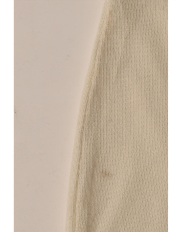 Zara Womens Midi Skirt Small W26  Off White Cotton