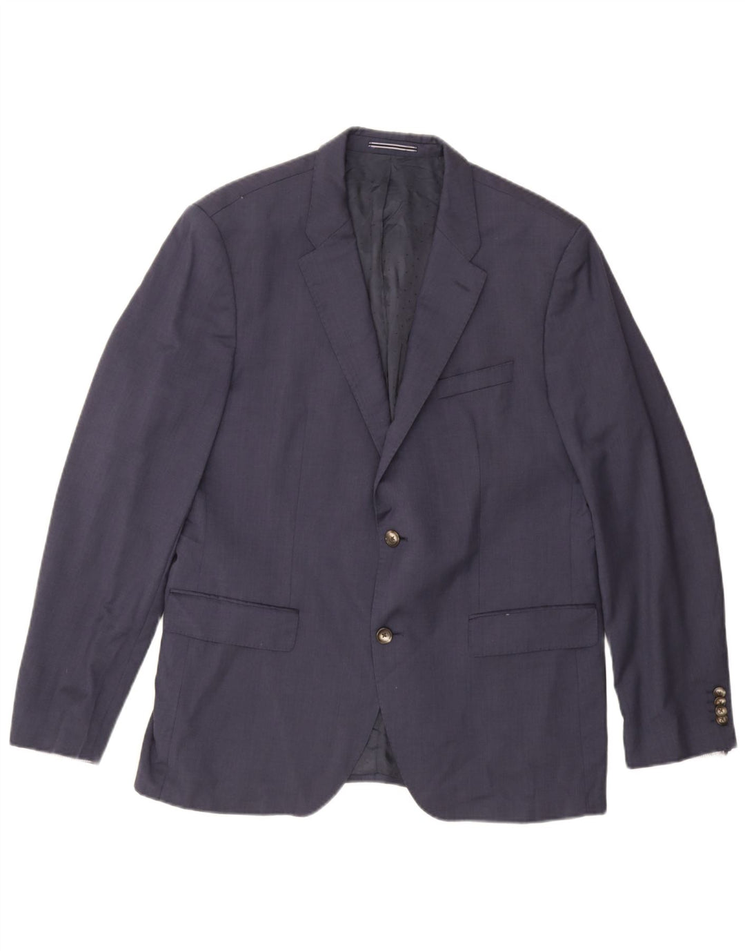 Tommy Hilfiger Mens Tailored 2 Button Blazer Jacket IT 54 2XL Navy Blue