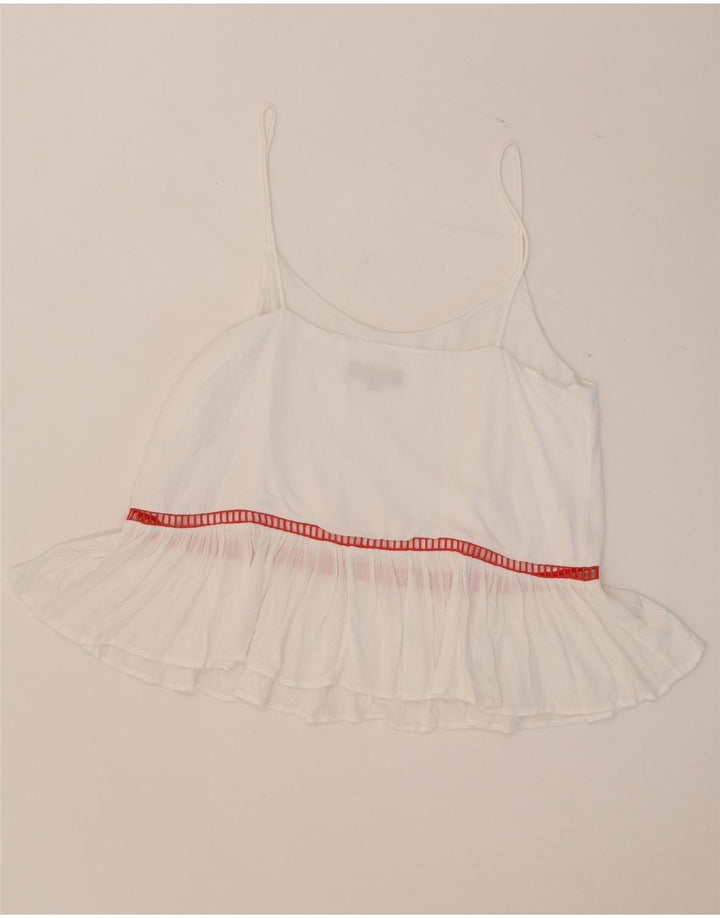 Tommy Hilfiger Womens Cami Top US 8 Medium White Striped