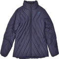 K-WAY Womens Padded Jacket UK 10 Small Navy Blue | Vintage K-Way | Thrift | Second-Hand K-Way | Used Clothing | Messina Hembry 