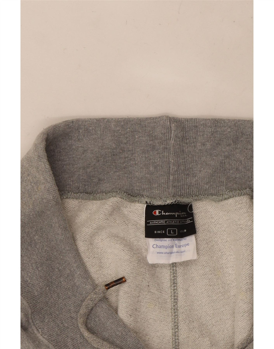 CHAMPION Womens Tracksuit Trousers UK 14 Large  Grey Cotton