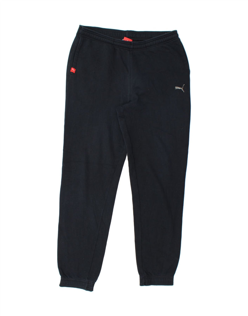 PUMA Mens Tracksuit Trousers Joggers Medium Black Cotton Vintage Puma and Second-Hand Puma from Messina Hembry 