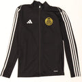 Adidas Mens Aeroready Slim Fit Tracksuit Top Jacket Small Black Polyester