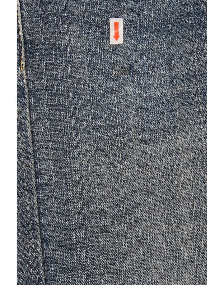 Levi's Mens 505 Regular Fit Straight Jeans W38 L32 Blue Cotton