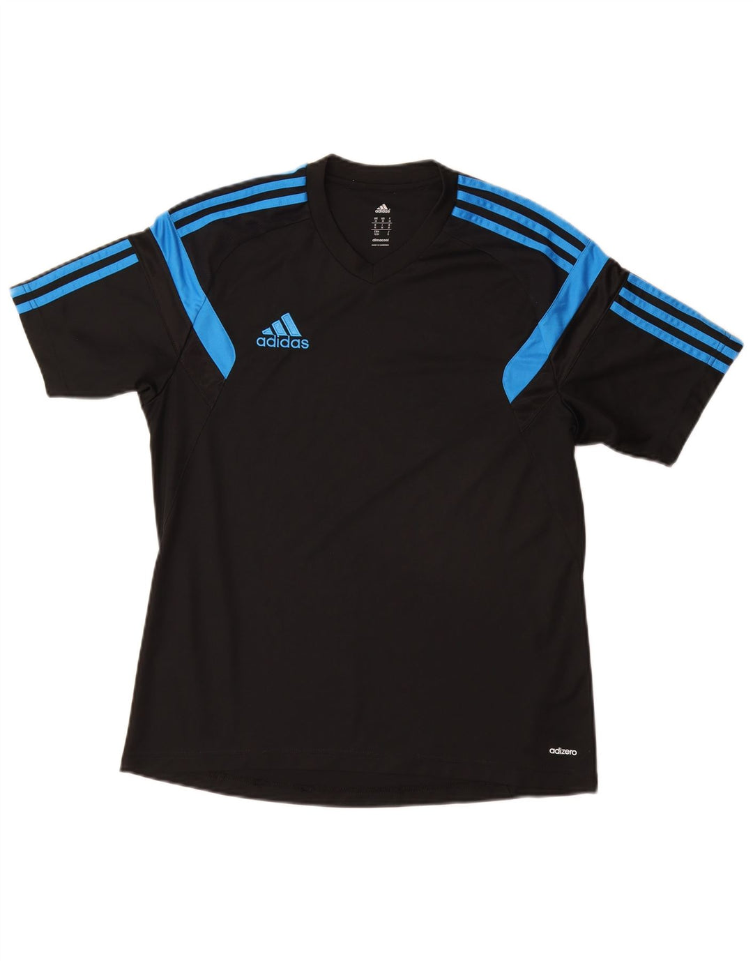 ADIDAS Mens Climacool T-Shirt Top Medium Black Colourblock