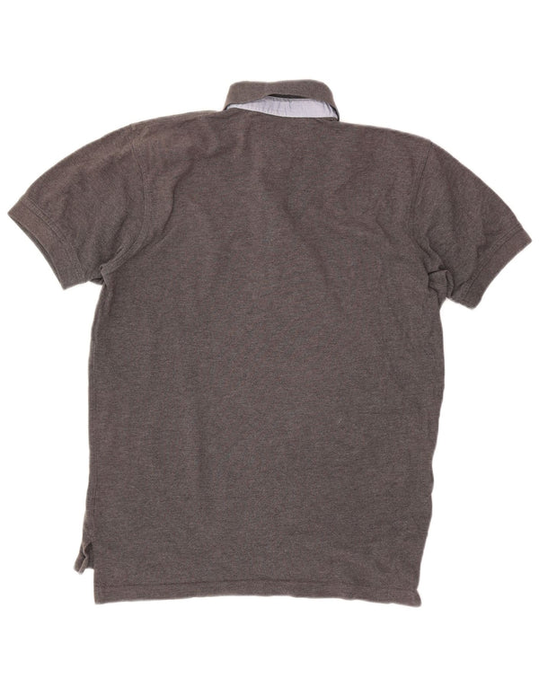 Tommy Hilfiger Mens Polo Shirt Small Grey Cotton