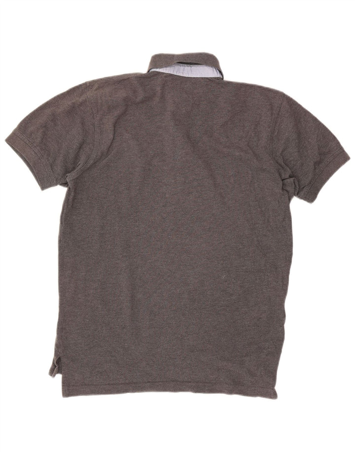 Tommy Hilfiger Mens Polo Shirt Small Grey Cotton