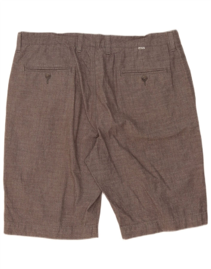 Levi's Mens Chino Shorts W36 Large Grey Cotton
