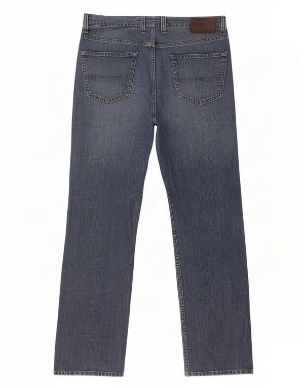 Tommy Hilfiger Mens Straight Jeans W38 L34 Blue Cotton
