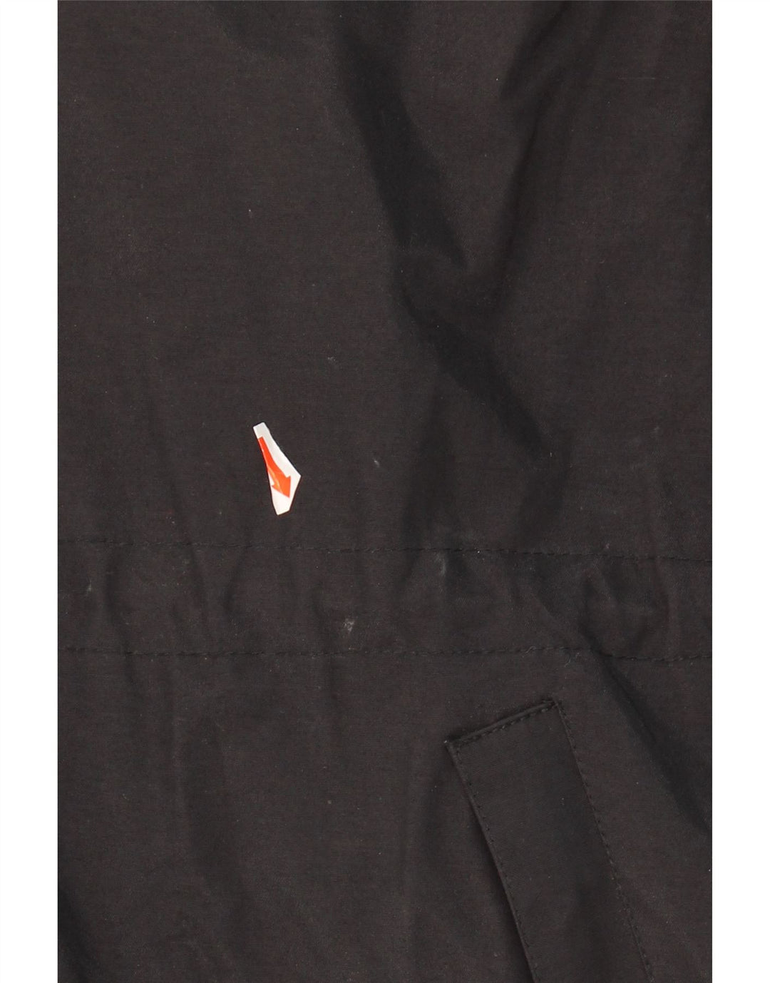 REEBOK Mens Hooded Rain Jacket UK 38 Medium Black Polyamide Vintage Reebok and Second-Hand Reebok from Messina Hembry 