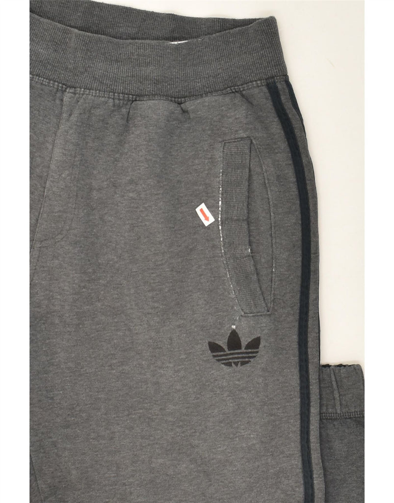 ADIDAS Mens Tracksuit Trousers Joggers Medium Grey Cotton Vintage Adidas and Second-Hand Adidas from Messina Hembry 