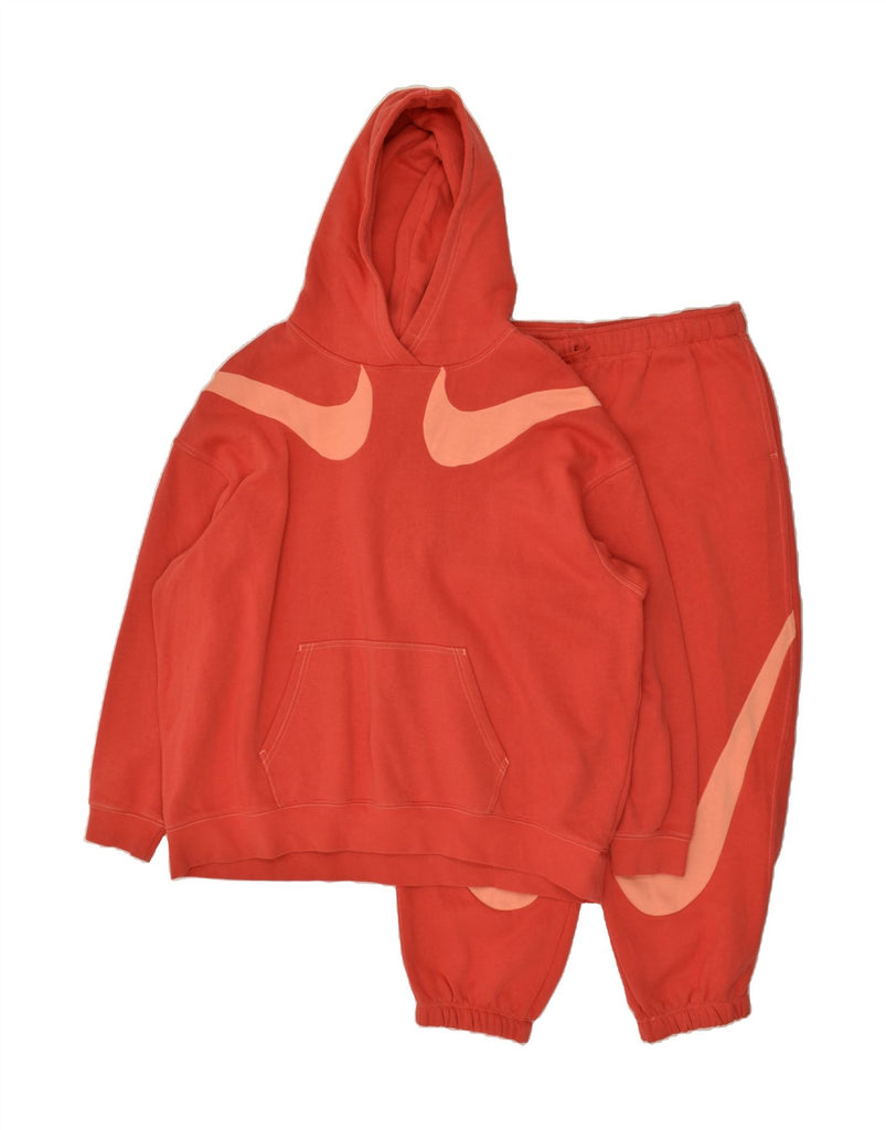 NIKE Mens Tall Oversized Graphic Full Tracksuit XL Red Cotton | Vintage Nike | Thrift | Second-Hand Nike | Used Clothing | Messina Hembry 