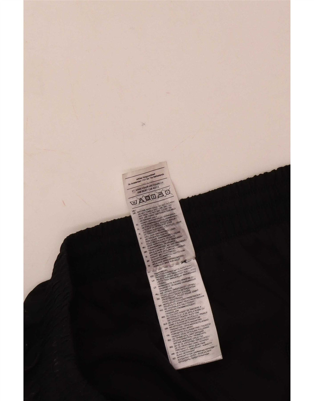 Adidas Mens Tracksuit Trousers Large Black Polyester Sports