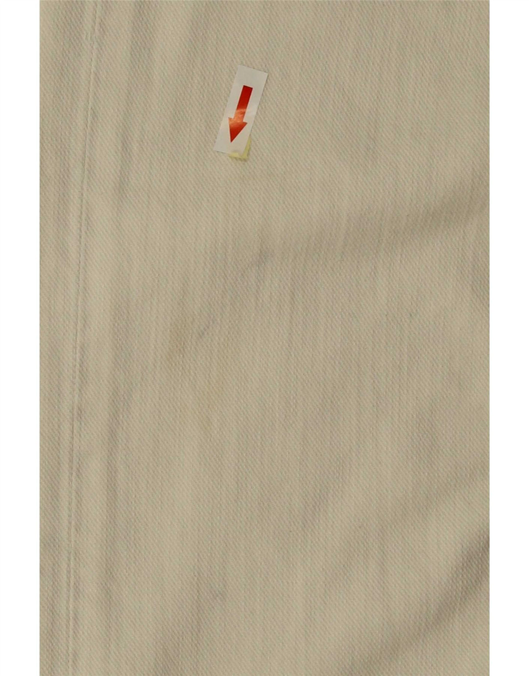 Dondup Mens Slim Casual Trousers W32 L32 White Cotton
