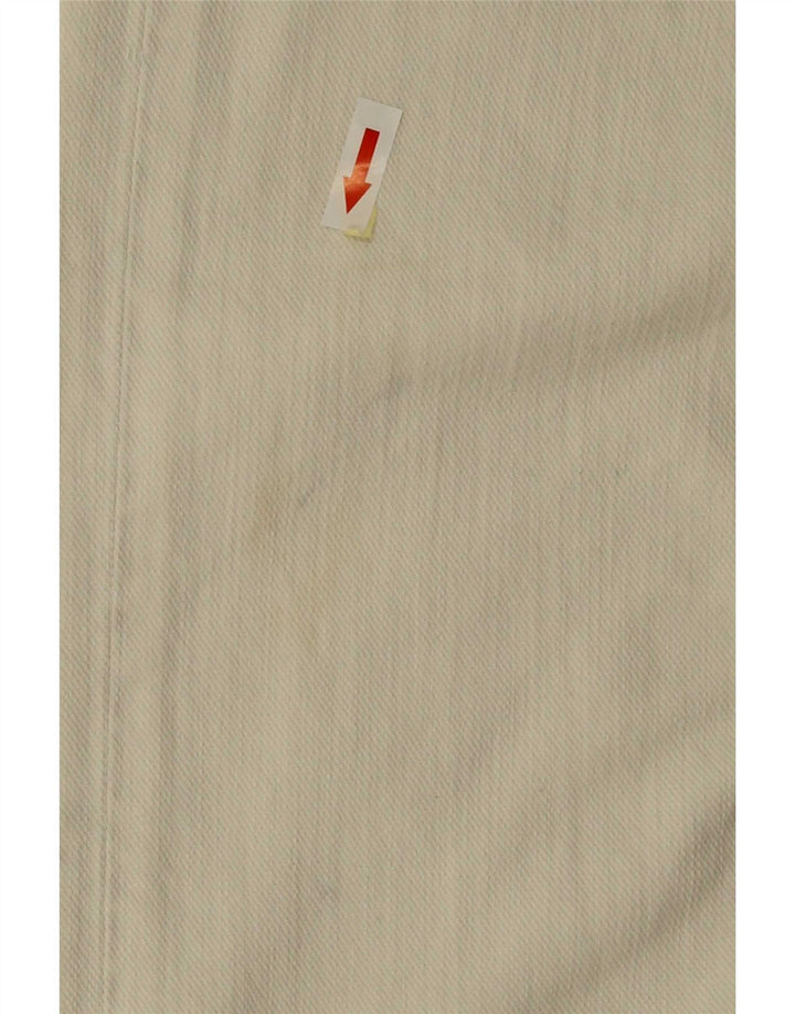 Dondup Mens Slim Casual Trousers W32 L32 White Cotton