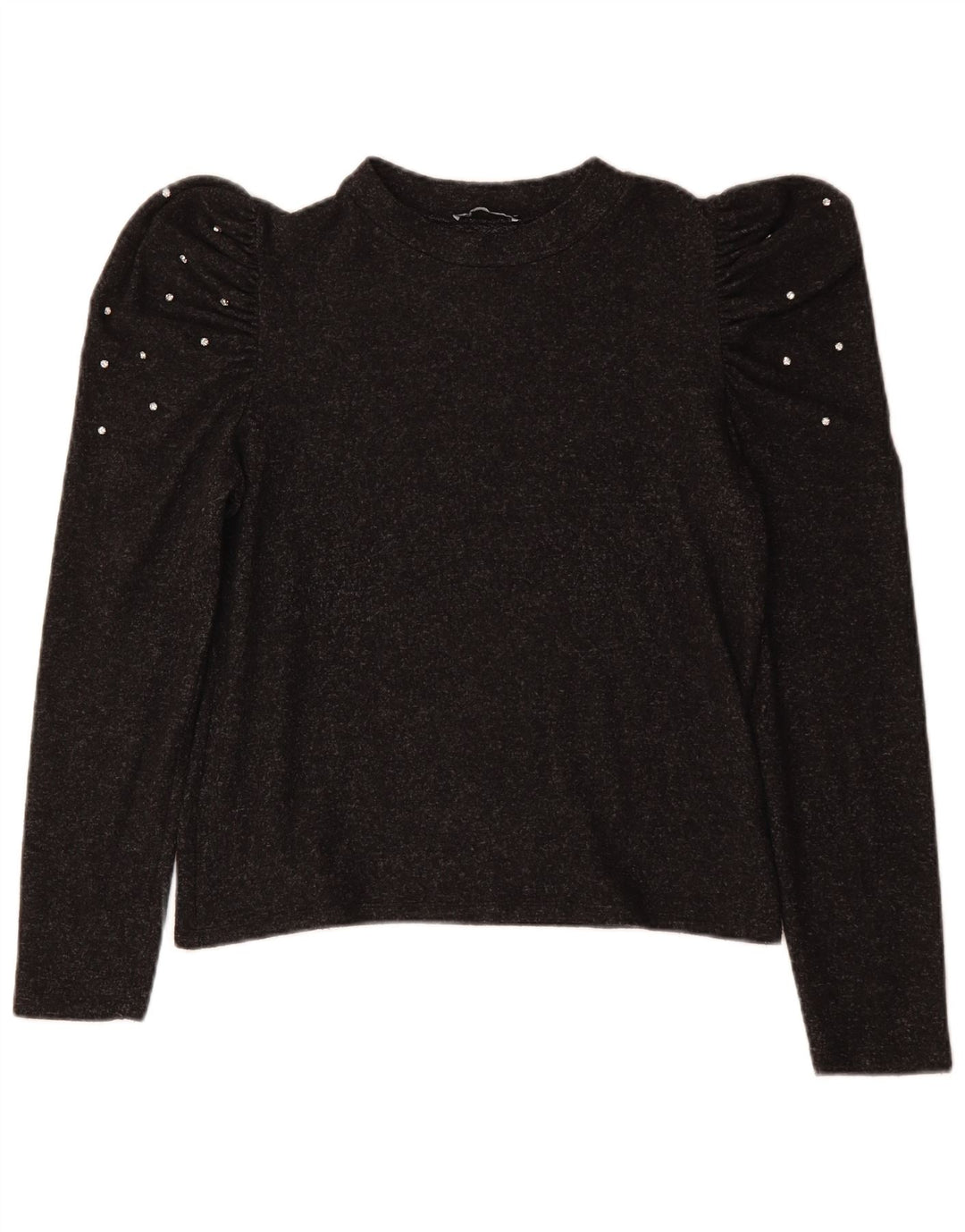 ZARA Womens Top Long Sleeve UK 14 Large Grey