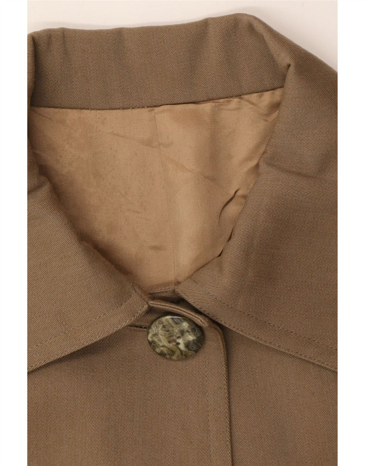 Vintage Womens Oversized Overcoat UK 18 XL Brown