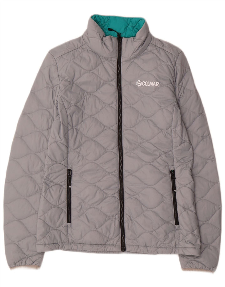 Colmar Womens Quilted Jacket IT 44 Medium Grey