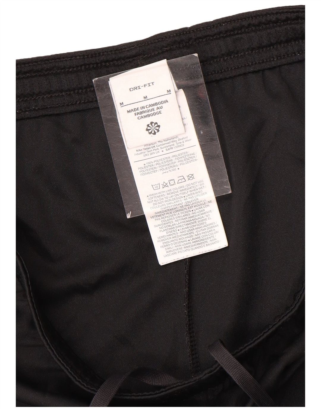 Nike Mens Dri Fit Sport Shorts Medium Black Colourblock Polyester